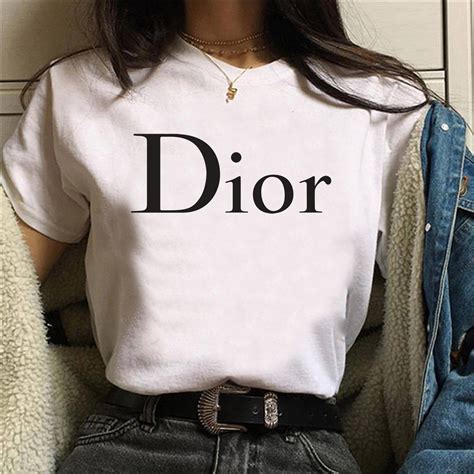 tee shirt dior transparent|Dior t shirt women.